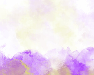 Abstract colorful watercolor for background. Digital art painting.