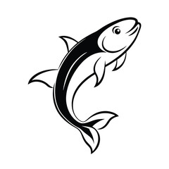 vector illustration of a fish