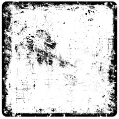 Grunge background is black and white