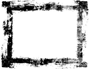 Grunge background is black and white