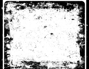 Grunge background is black and white