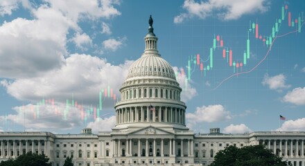 Obraz premium Wall Street Meets Washington