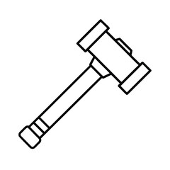 sledge hammer tool construction equipment icon