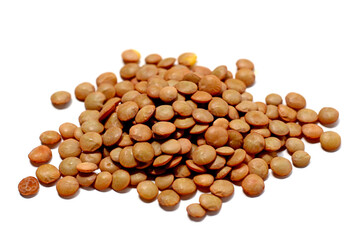 Lentils are small brown legumes rich in protein and fiber
