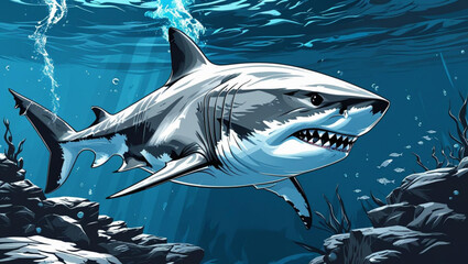 great white shark