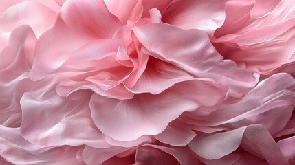 Delicate pink flower petals