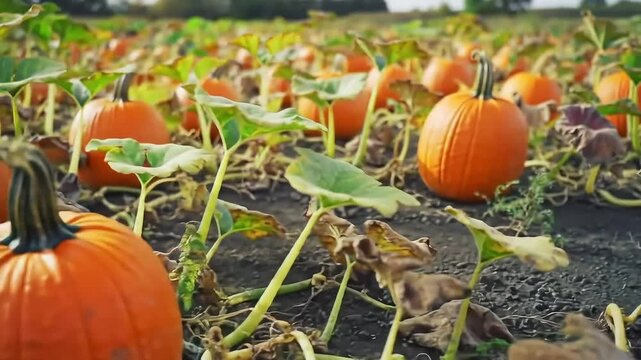 Autumn pumpkin patch harvest (1)