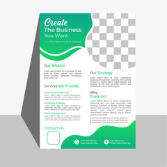 Professional corporate editable business flyer for promotion and branding
