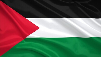 The national flag of Palestine