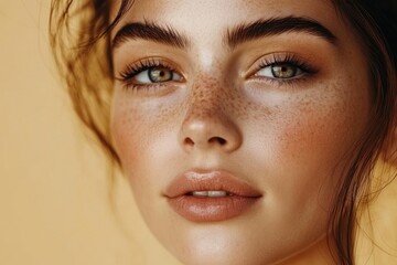 Fototapeta premium Perfect complexion portrait, cosmetology and self-care
