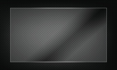 16:9 vector image of a mirror reflection, suitable for application on glass, plastic, or acrylic window surfaces. Offers a glossy, luminous appearance with bright highlights and transparency. 