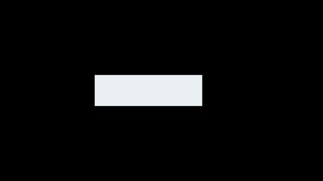 Modern welcome text box reveal overlay motion animated on transparent background loop