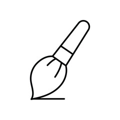 Brush Icon vector stock illustration