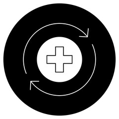 Recover icon, Recover Stronger Your Path to Healing, Bounce Back to Health with Confidence