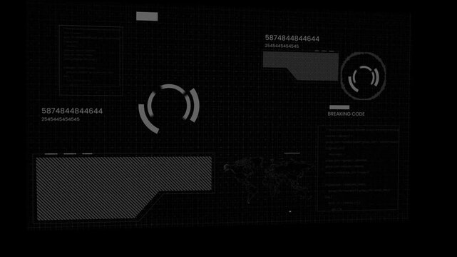 HUD Animation motion templet sci fi