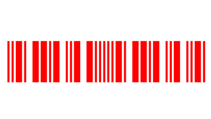 Fototapeta premium barcode png high resolution, clean isolated barcode, premium black barcode png