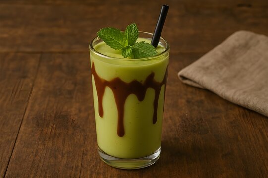 fresh avocado smoothie