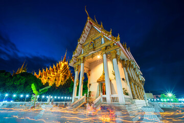 hold a candlelight procession join the candle lit procession around the temple. of Asarnha Bucha...