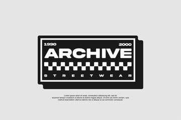 streetwear apparel fashion vector for printing