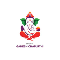 Happy Ganesh Chaturthi festival 
