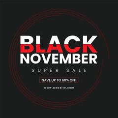 Black November Super Sale Announcement