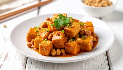 Fototapeta premium Japanese Natto Fermented Soybean