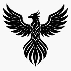 Fototapeta premium eagle tattoo vector