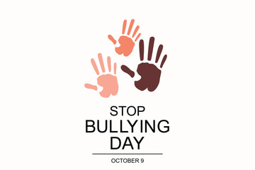 Obraz premium National Anti-Bullying Day vector design.