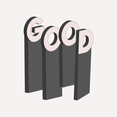 good slogan geometric pattern art design print
