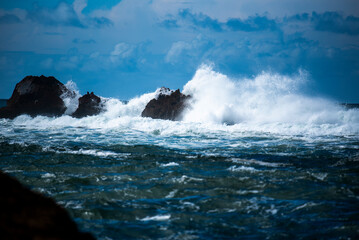 2024 03 21 Essaouira beach rocks and waves 26