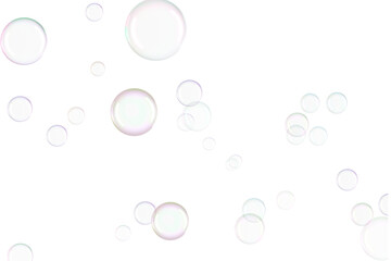 Soap bubble overlay element effect Transparent
