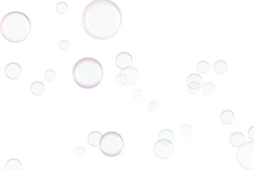 Soap bubble overlay element effect Transparent