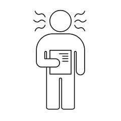 Work Stress & Business Pressure Icon