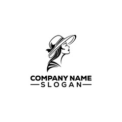 Woman Profile with Laurel Wreath Emblem