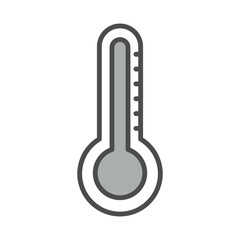 thermometer icon vector design template in white background