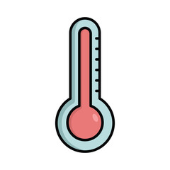thermometer icon vector design template in white background