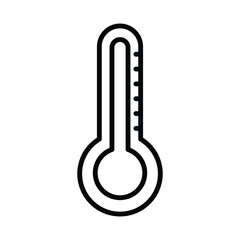 thermometer icon vector design template in white background