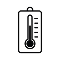 thermometer icon vector design template in white background