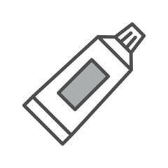 toothpaste iconvector design template in white background