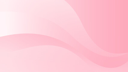 Abstract pink smooth wave background with soft flowing curves. Elegant pastel design for beauty, skincare, feminine branding, invitations and banners