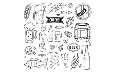 oktoberfest element vector