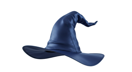 Dark Blue Wizards Hat Halloween Costume Accessory.