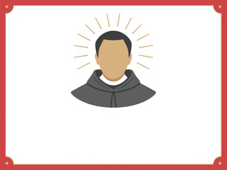 Feast Day Celebration of Saint Bernard with Iconic Illustration