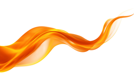 Flame on transparent background