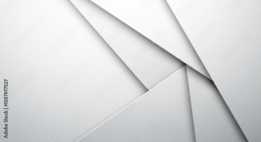 Aufkleber abstract geometric background with overlapping planes and subtle shadows creating a modern and clean