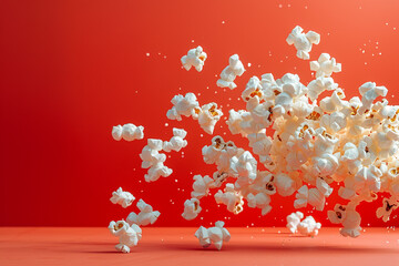 Popcorn in a red box
