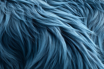 Blue Fur Texture Close-Up. Close-up of blue fur texture, ideal for backgrounds and textile designs.