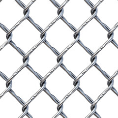 grating wire fence panels , isolated