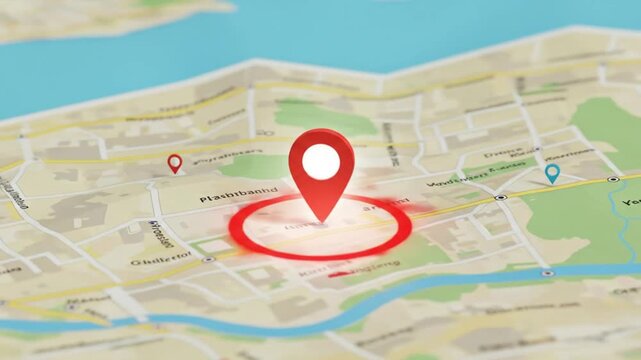 Detailed map highlighting location