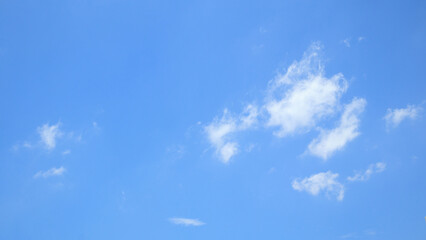 beautiful blue sky with clouds background